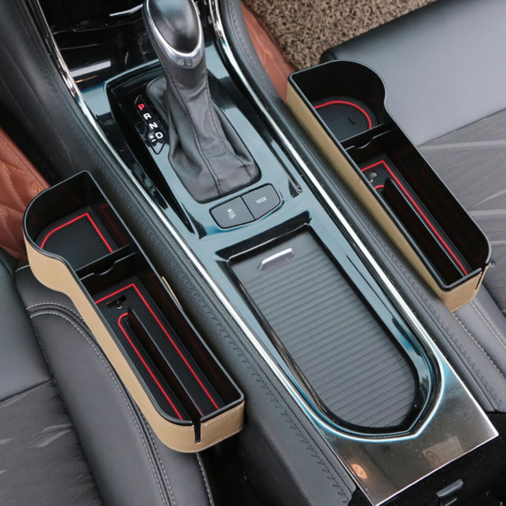 Car Seat Storage Box For Kia Rio Ii/Iii/Iv, Dbeige Fibre Leather 9001264529987