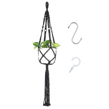 Regali per gli amanti delle piante, squisito cestino portapiante sospeso realizzato a mano, per interni ed esterni, arredamento boho.