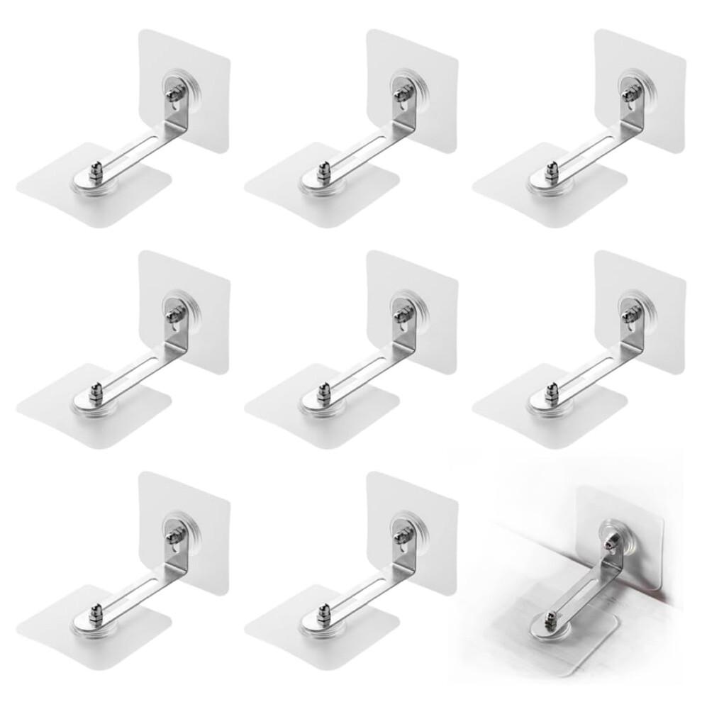 8 Sets Furniture Wall Anchors No Drill Anti Tip Straps for Child Safety Baby Proofing and Pets