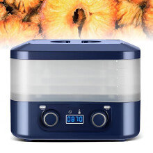 Food Dehydrator 5Tier, For Jerky And Meat, 3070 C, LCD Display, 48H Timer, Fruits Veggies, Healthy Snacks, Blue