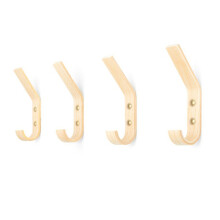 Ganchos de madeira elegantes, cabideiros de parede decorativos, perfeitos para entradas de casa e quartos, com um toque de charme rústico, fácil