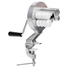 Noodle Maker Acrylic Pasta Maker With Roller, Aluminum Alloy Manual Pasta Maker, Macaroni Noodle Maker, NoElectric