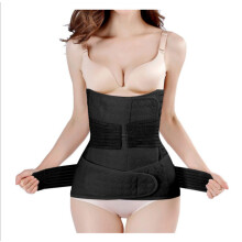 Cinta pós-parto com suporte pélvico, material respirável e suporte para as costas, ideal para modelar a barriga no pós-parto, tamanho único.