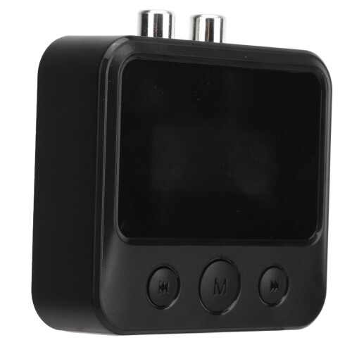 Δέκτης πομπού Bluetooth5.0 με οπτική οθόνη LCD με λειτουργία παράκαμψης RCA AUX και 2