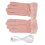 Rosa USB-Heizhandschuhe, Handwärmer, 1