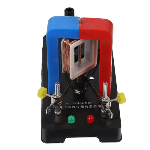 Hand Cranked Electricity DC Electric Generator Educational Model For Classroom Physics Experiment Portable