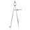 Drawing Compass, Rotating Tool, 250mm, Compact Size, Leather Craft Drawings, Drawing Compasses 250mm 3
