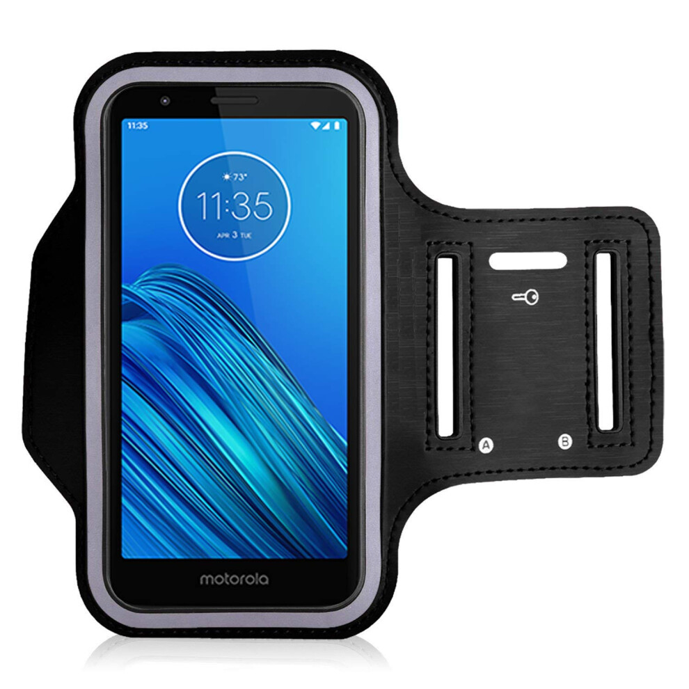Armband Case For Running, Biking, Hiking, Canoeing, Walking And Other Sports, For Moto E6 Black 9001264534462