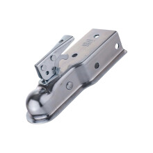Trailer Hitch Coupler with Reinforced Locking Mechanism, Dual Ball 2' and 3' for Caravan, Boat, Truck