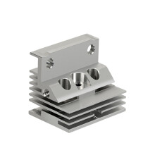 Radiator Metal Heat Sink OnePiece Throat Ceramic Heating Head Kits for K1 K1C 3D Printer Parts