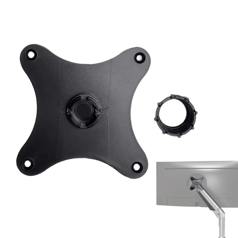 Monitor Mount Bracket Adapter 75Mm Vesa Hole 17Mm Ball Head Horizontal Vertical Tilt For Tv Monitor Projector Black 9323874580128