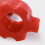 Stück Hantelmuttern, rote Spinlock-Kragenschraube, 10