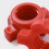 Stück Hantelmuttern, rote Spinlock-Kragenschraube, 9