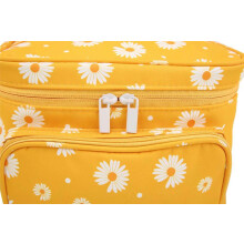 Versatile ed elegante: borsa porta trucchi organizer di grande capacità per donna, realizzata in resistente nylon con materiale in poliestere