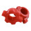 Stück Hantelmuttern, rote Spinlock-Kragenschraube, 3