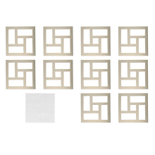 Set de accesorii pentru lumânări pentru ardere sigură și curată, tuns de precizie din oțel inoxidabil lustruit, tavă de depozitare cu design