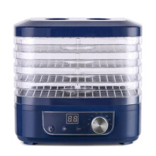 Stainless Steel Food Dehydrator, 5Tray Electric Dryer, 10Hour Timer, 3570 C Temp Control, Fruit And Vegetable Dryer