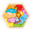 Holzpuzzle für Kleinkinder, Cartoon-Tier, 2