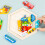 Holzpuzzle für Kleinkinder, Cartoon-Tier, 8