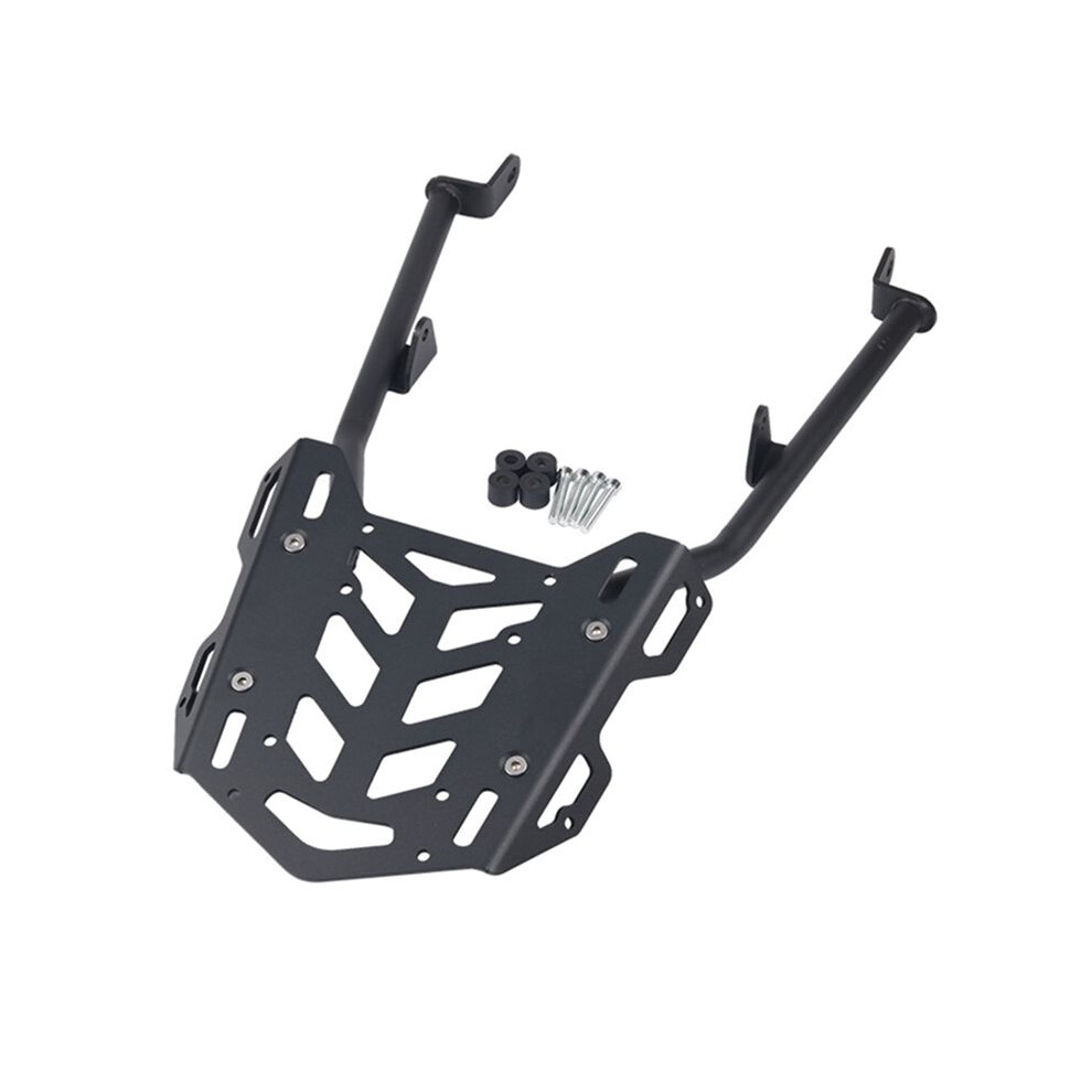 Motorcycle Rear Rack Luggage Carrier Shelf Top Box Black 4851708579390