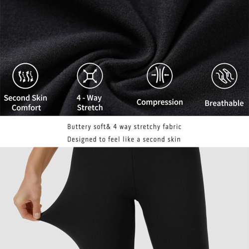 Σορτς Spandex με πολύχρωμη ελαστικότητα 4 κατευθύνσεων, ψηλή μέση και έλεγχος 2