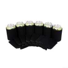 Neoprene Can Cooler Sleeve Holder 10 Pack Black Insulated Beverage Covers For Hot And Cold Drinks Outdoor Activities
