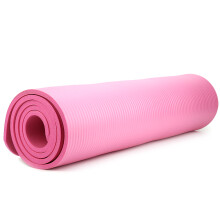 Tapis de yoga extra épais et portable avec sangle, idéal pour diverses activités physiques, notamment le yoga et les exercices en extérieur.