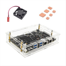 Für Bananapi -F3 Entwicklungsboard + Gehäuse + Lüfter + Kühlkörper SpacemiT K1 8Cor
