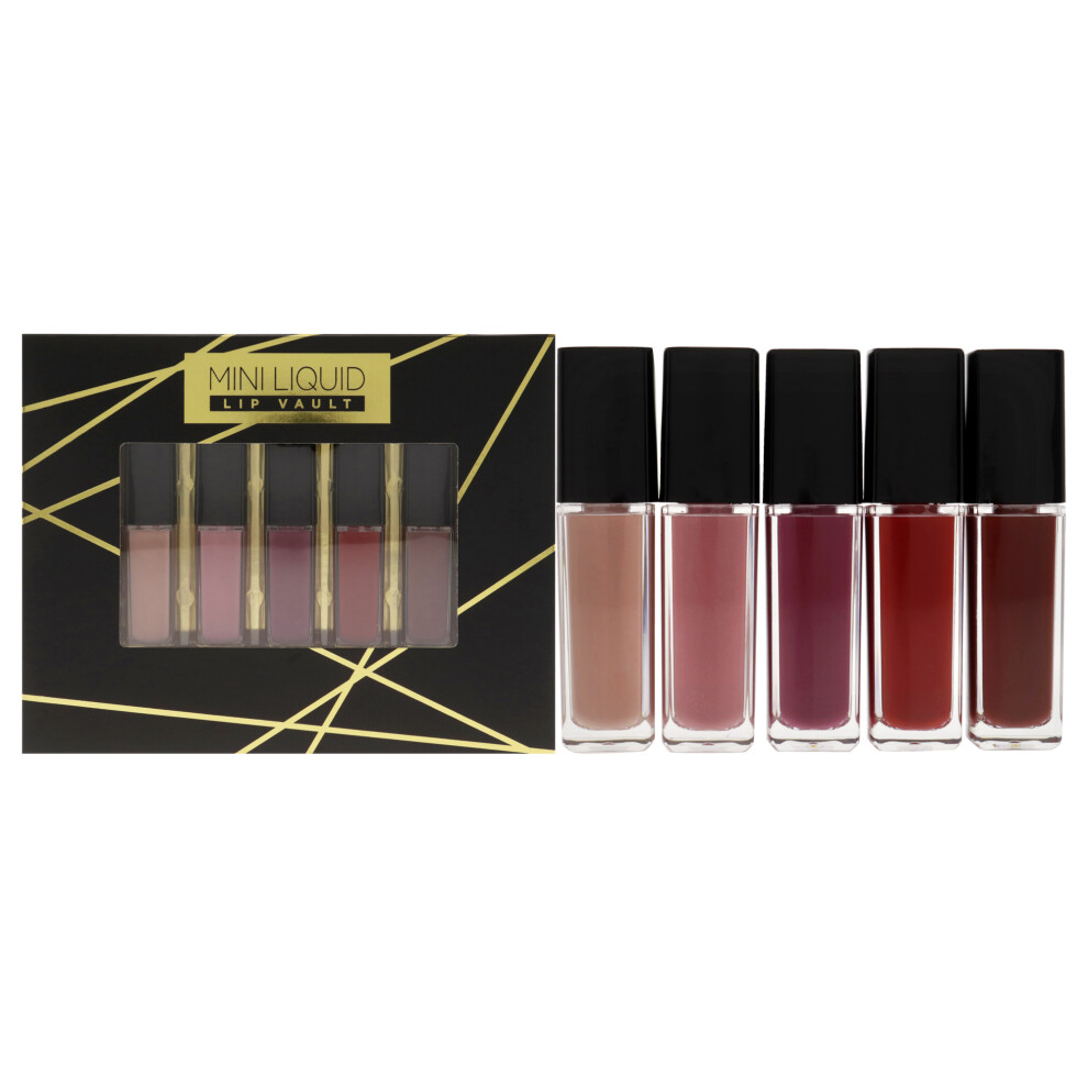 Reaction Retail Mini Liquid Lip Vault By 5 X 0.19 Oz Lipstick
