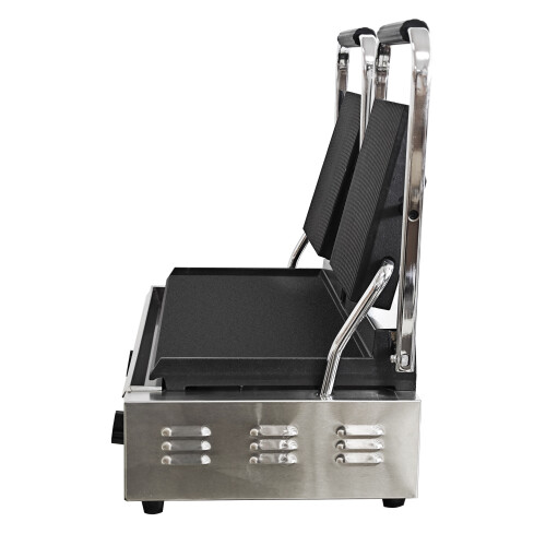 Commercial Electric Double Panini Ribbed And Flat 1