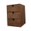 Wooden Multi Layer Storage Drawer Box Semi Pull Stackable Desktop Organizer Brown For Home Office Bedroom Kitchen 1