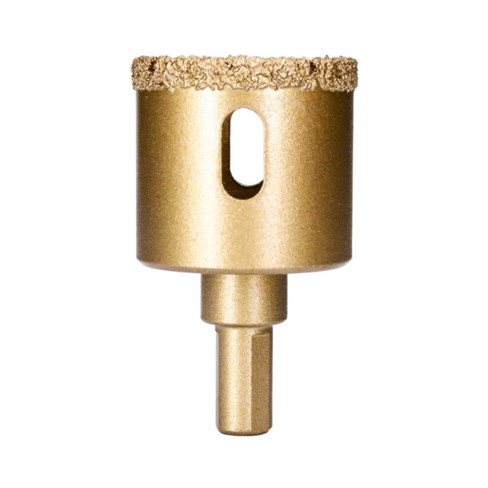 Glass And Tile Drill Bit Vacuum Brazed Dry Diamond Drill Bit For Ceramic Tile Granite Marble Porcelain Brick, 6Mm X 40Mm 9001264535803