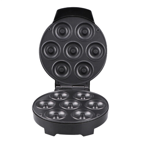Doughnuts Machine Compact Mini Donut Maker, AntiScald Grip, Even Heating Plates, NonStick Coating