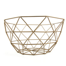 Breathable Storage Basket, Stylish Metal Wire Fruit Basket For Display And Storage, Modern Style For Fruits, Vegetables, And Candies