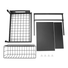 Terrario per rettili pieghevole in vetro temperato, terrario ventilato per rettili, struttura in alluminio, design facile da piegare per habitat di