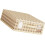 Multipurpose Foldable Storage Box Dustproof Zippered Closure Large Capacity Nonwovens Fabric Beige M 2