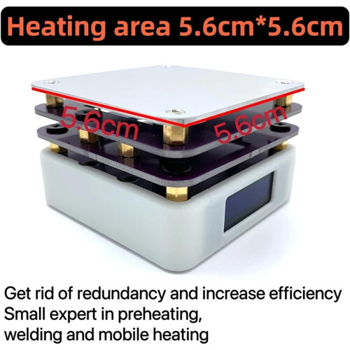Preheating Station 65W TypeC Constant Temperature Soldering Plate For PCB Board Desoldering 1