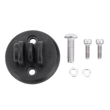 Voorste bevestiging voor fietsstuur, actiecamera-adapter met versterkte connector, hoogwaardige aluminiumlegering, lichtgewicht en duurzaam.
