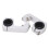1 paar Motorrad Handschutz Montieren Aluminium 8