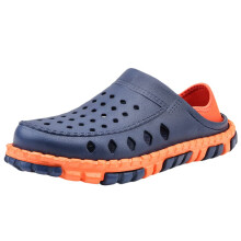 Men's Clogs SlipOn Garden Shoes Ventilated Mesh EVA Slippers Lightweight Beach Sandals, Size 612, UK 11, Blue