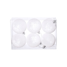 Multi-purpose Holiday Home Decor, Shatterproof Clear Christmas Ornaments, DIY Fillable Baubles for Creative Indoor and Outdoor Decoration, 6 Pieces Mu