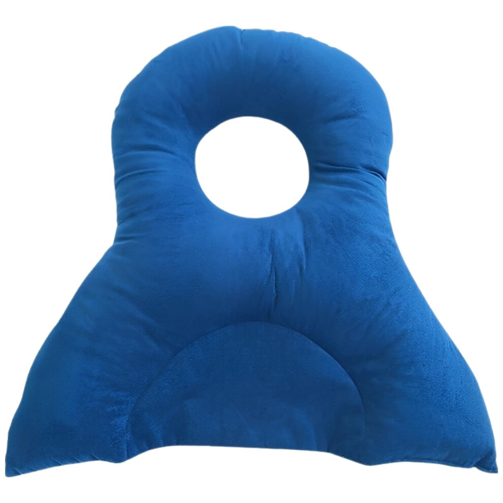Blue Ergonomic Pillow For Retinal Detachment And Vitrectomy Face Down Support For Eye Surgery Recovery