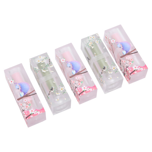 5 stücke DIY Lip Balm Container Rohre mit Kappe 2