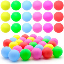 Table Tennis Balls Training Balls 30 Pieces Set 40 Mm Diameter Plastic Ping Pong Balls Colourful Mixed Colours