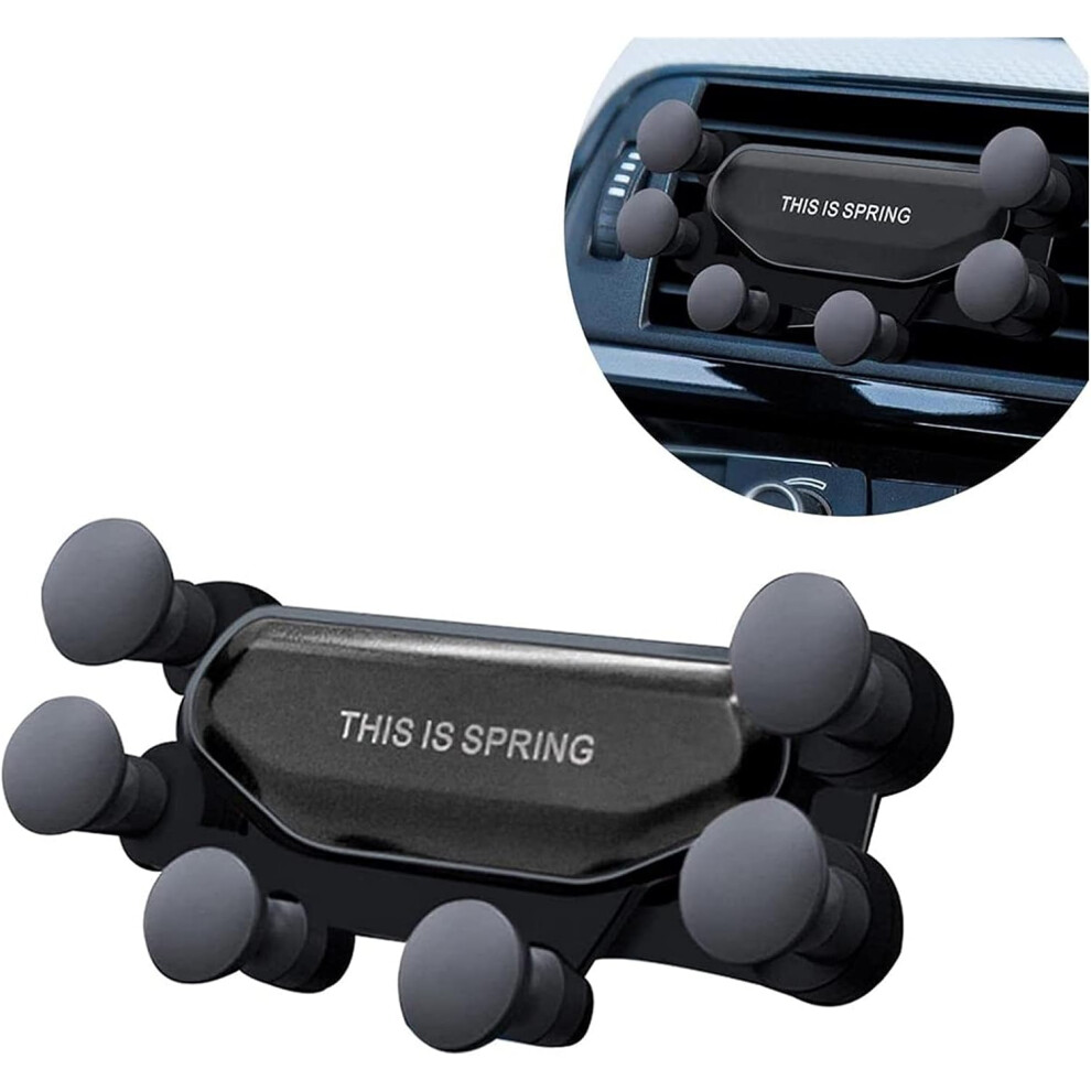 Car Phone Holder Mount Air Vent Universal Gravity Smartphone Holder Car Navigation Mounting Body Compatible With Most Smartphones Car Accessories 7770197361101
