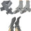 3D Cartoon Tier Elefant Strickschal Handschuhe 10