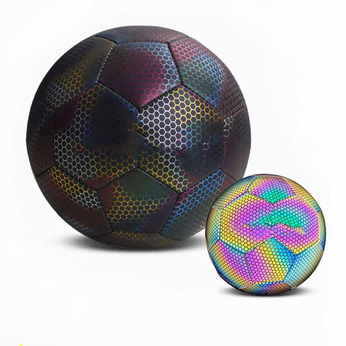 Reflektierender Fußball PU Leuchtender
