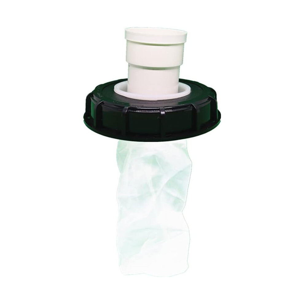 Straight Ton Barrel Cover, Ibc Lid Filter For Water Purification And Chemical Industry Use, 165Mm Black Lid With Nylon Washable Filter, Compatible Wit 9454554060217