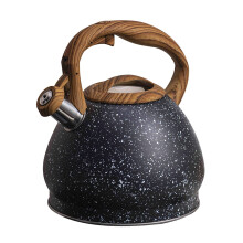 Tea Kettle Whistling Gas And Induction Compatible 304 Stainless Steel 3L Red Thickened ThreeLayer Composite Bottom