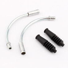 Accessori per mountain bike Cavo freno V-brake con olio lubrificante aggiunto Linea freno a basso attrito Tubo in PC con catetere in plastica Design